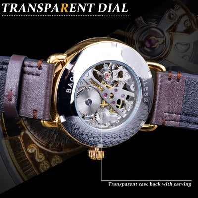 Fashion Casual Hollow Men's Mechanical Watch