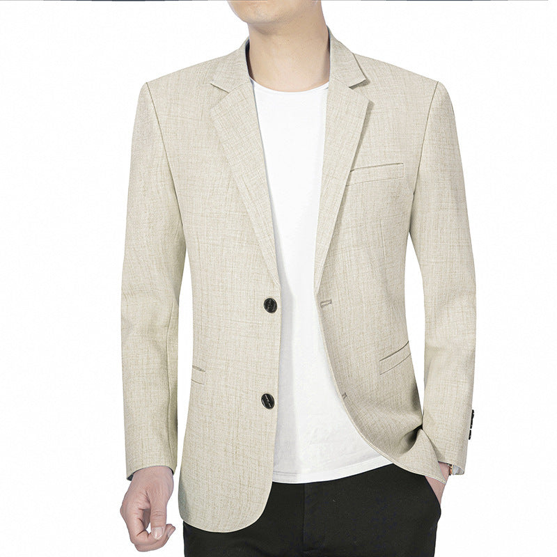 Young And Middle-aged Men's Business Casual Thin Type One Piece Suit Jacket