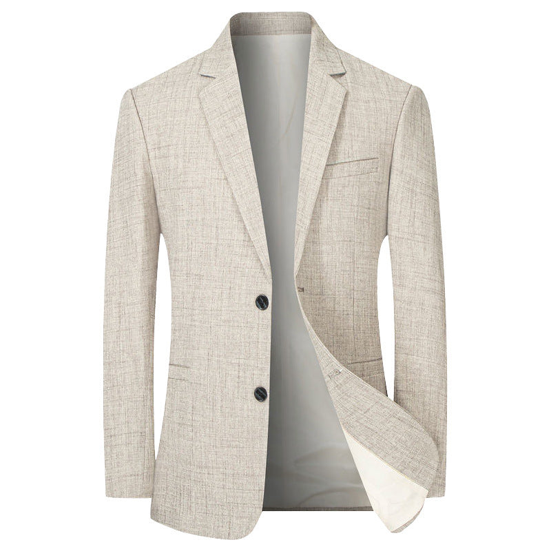 Young And Middle-aged Men's Business Casual Thin Type One Piece Suit Jacket